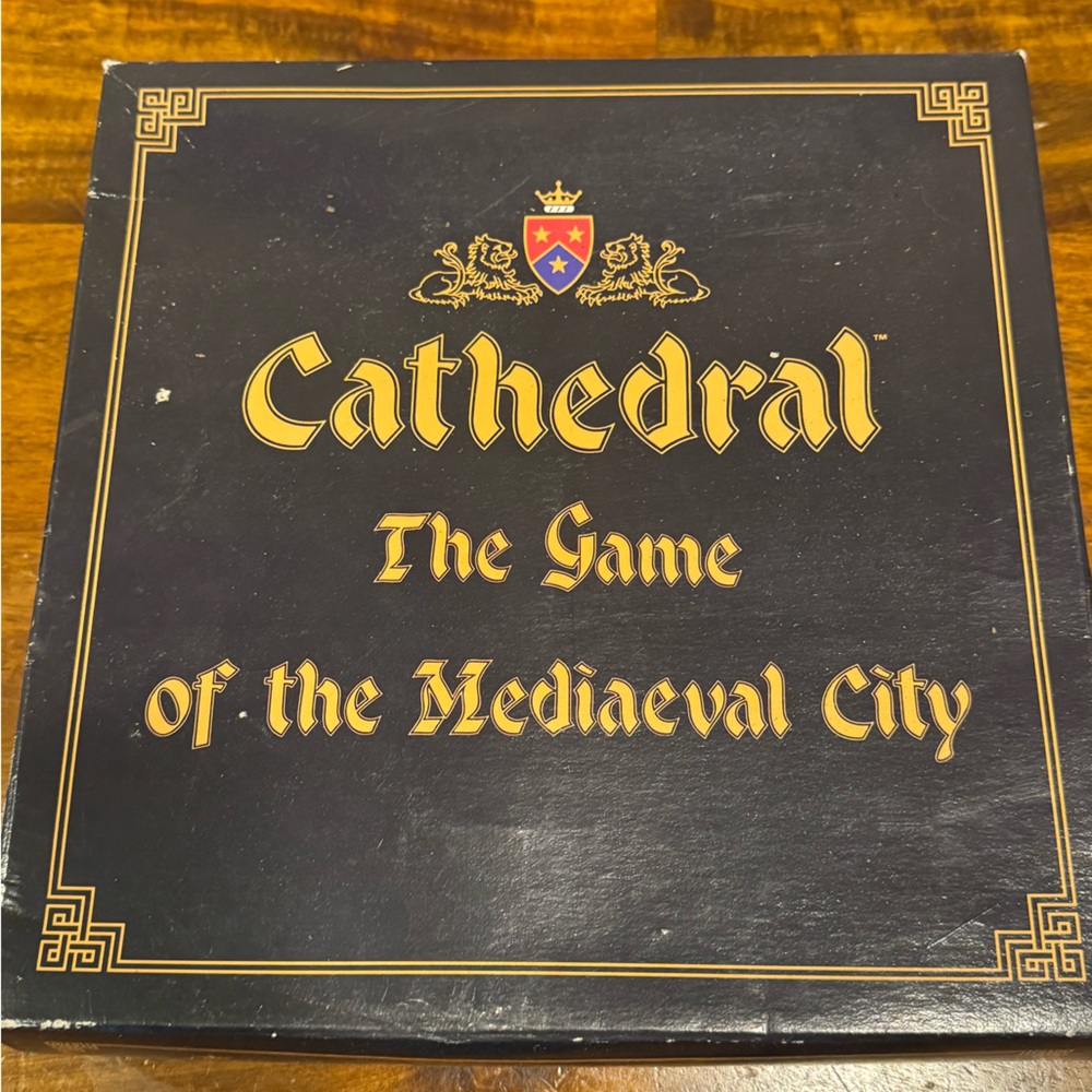 Cathedral Board Game - Black and Gold Edition